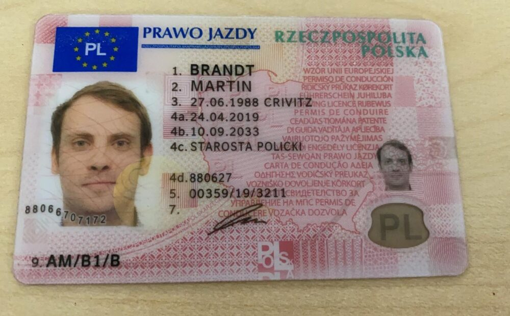 Buy Polish drivers license Online