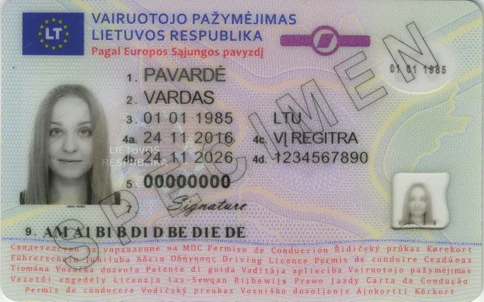how to get driving license in lithuania